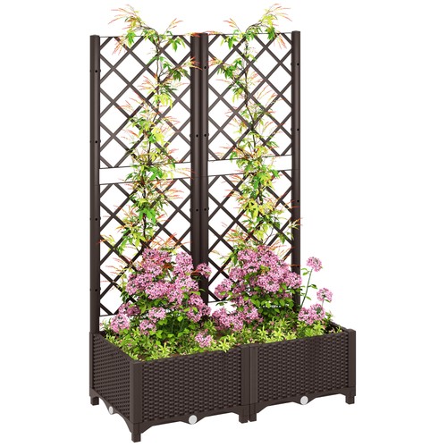 Outsunny plastic planter box - outsunny,