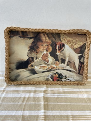 Vintage wicker melamine - vintage,