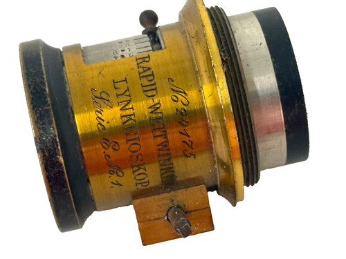Antique brass lens - antique,