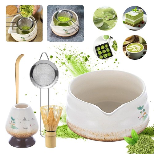 Matcha making tool - set, bamboo