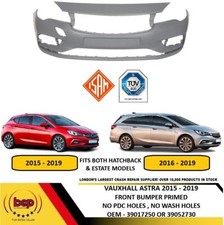 VAUXHALL ASTRA K 2015 – 2019 FRONT BUMPER PRIMED NEW  INSURANCE APPROVED