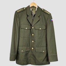 Vintage 1999 Czech Republic army military dress uniform blazer jacket 44