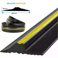 8-16ft Garage Threshold Weather Door Rubber Seal Strap Floor Seal Rubber Strip