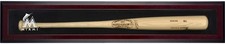 Miami Marlins Logo Mahogany Framed Single Bat Display Case - Fanatics