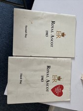 Royal Ascot 1983 Race cards