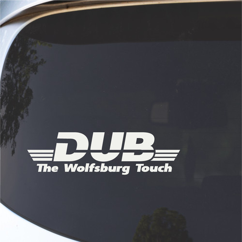 Wolfsburg veedub vinyl decal - veedub,