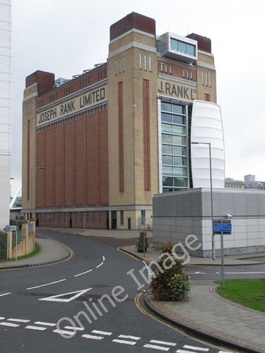 Photo 6x4 the former flour - the,