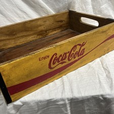 Vintage Coca-Cola wooden Red