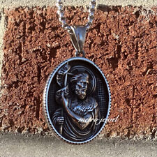 JXC Order o St Saint John the Apostle Ambulance Medal Medallion Pendant Necklace