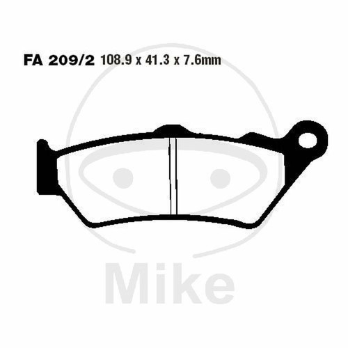 Pair pads ebc fa209 - pair,