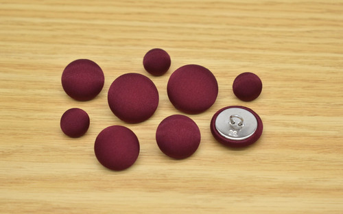 Maroon satin fabric covered - fabric,