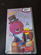 Barney's Talent Show VHS UK Collection Let's Pretend Sensational Day