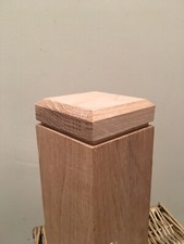 Solid Oak Newel Caps, Fence Post, Stair Parts