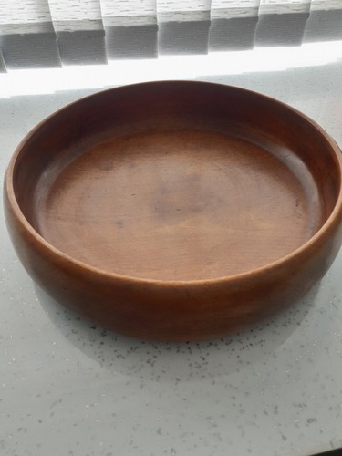 Vintage wooden fruit bowl - fruit,