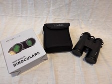 Ecokra 12X42 HD Binoculars - Compact High Power for Bird Watching & Stargazing