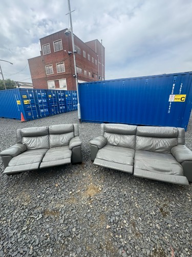 Dfs grey electric recliner - electric,