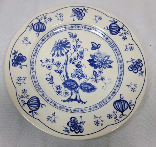 Blue onion plate - blue,