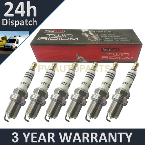 Double iridium spark plugs - 6x,
