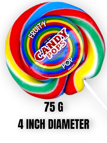 Rainbow wheel lolly lollies - rainbow,