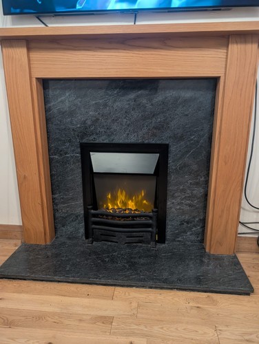 Lovely oak surround electric - oak, surround,