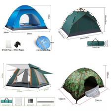 Automatic Instant Pop Up Camping Tent Family Outdoor Hiking Shelter Outdoor New