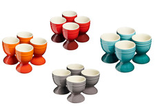 Set of 4 Stoneware Egg Cups