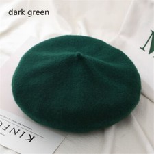 Wool Beret Hats Women Winter French Hat Solid Color Autumn Winter Beret Hat