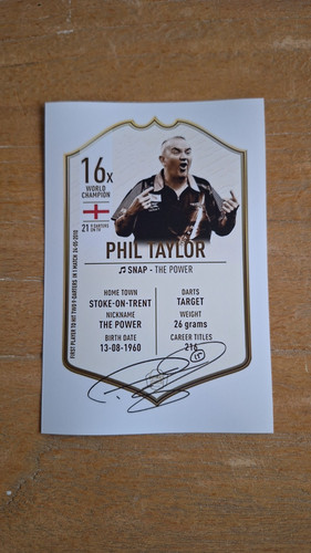 Phil taylor ultimate darts - phil,