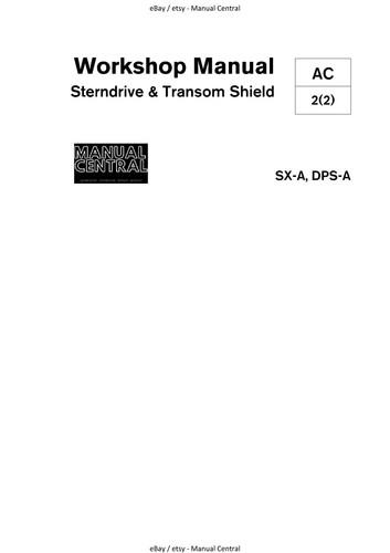 Volvo penta sterndrive - volvo,