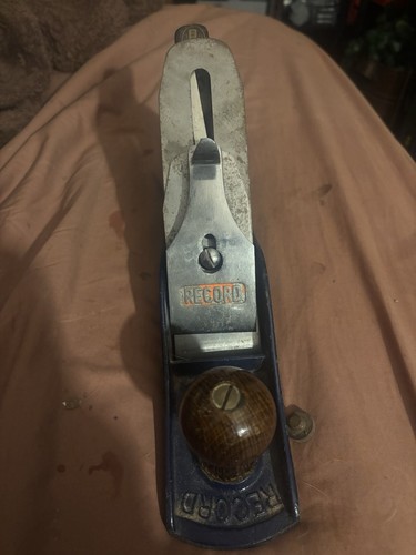 Record hand plane made in - hand,