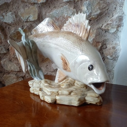 Burslem pottery grotesque fish - burslem,