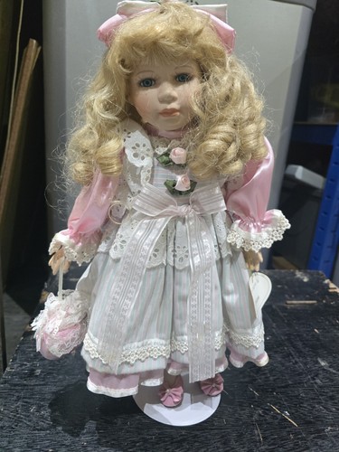 Vintage porcelain doll from - vintage,
