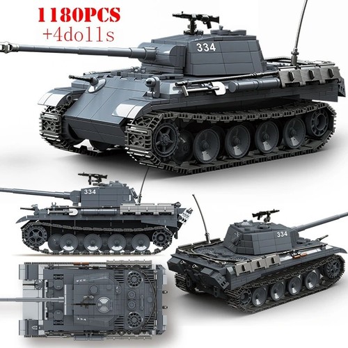 1180pcs ww2 panther tank - 1180pcs,