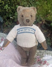 ADORABLE OLD, ANTIQUE STEIFF TEDDY BEAR c.1950s, 13" (33cm) VINTAGE