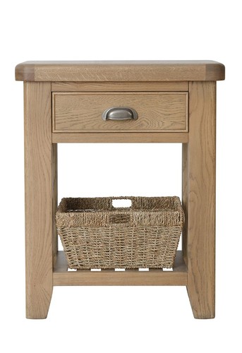 Homestead smoked oak bookcase - oak,