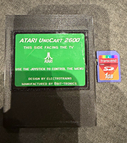 Atari unocart 2600 card - atari,