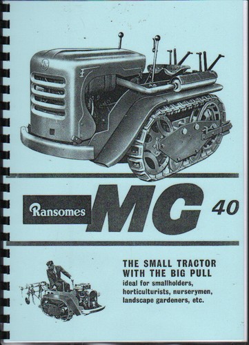 Ransomes crawler - "mg, 40"