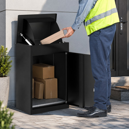 Parcel drop box lockable - box,