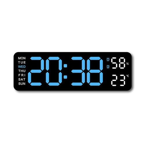 Digital led desk alarm clock - desk,
