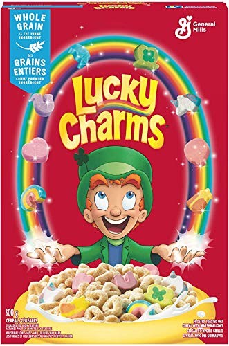 Lucky charms cereal with - lucky,