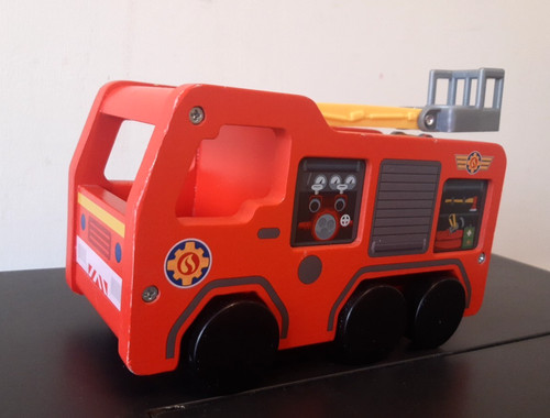 Fireman sam wooden jupiter - fireman,