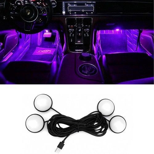 Car led footwell light - car, usb