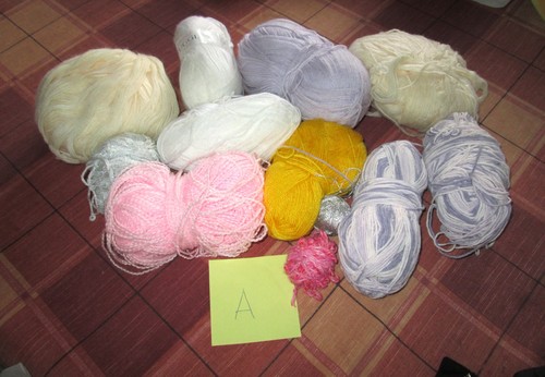 Job lot mixed knitting wool - job,
