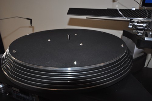 Hifi turntable record mat - record,