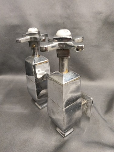 Art deco chrome - globe, taps