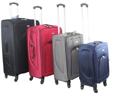 4 Wheel Extra Large Lightweight Luggage Trolley Suitcase Travel Bag 32" 30” 26"