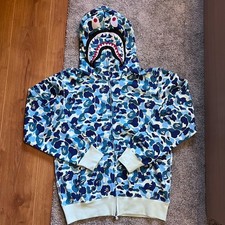 A Bathing Bape Full Size Size L Blue Men’s Hoodie
