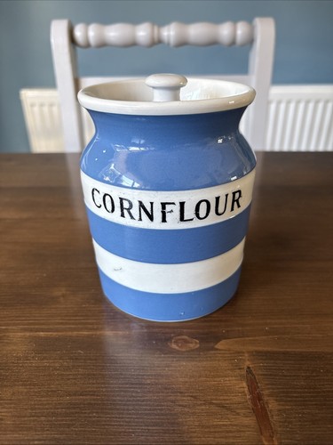 Green cornishware - g,