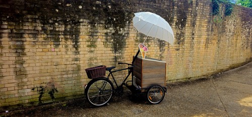 Static ice cream bike trike