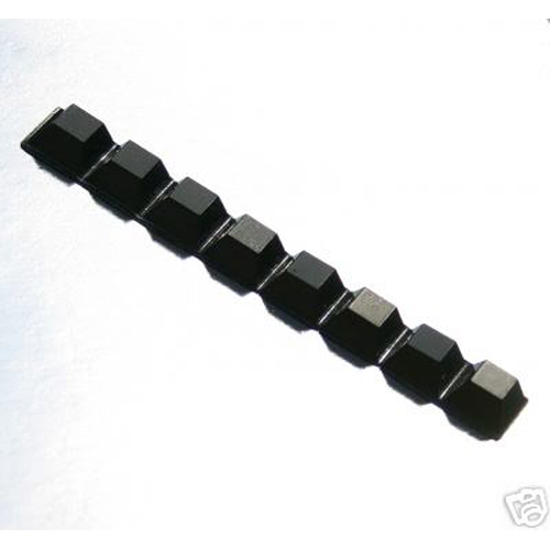 Isolating rubber feet - rubber, for